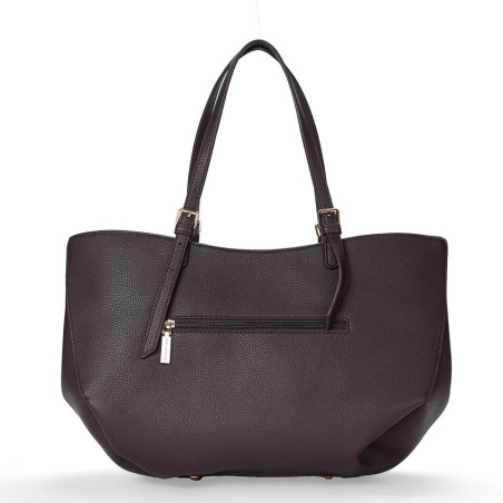 Mac Alyster Harmonia Sac Cabas Extensible & Porte-clés Chocolat dos
