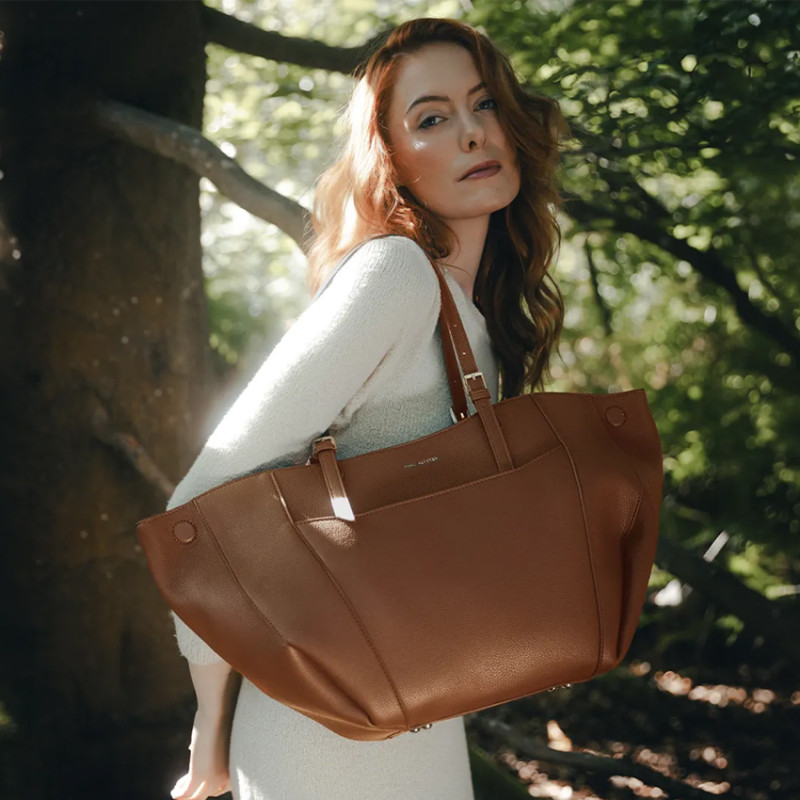 Mac Alyster Harmonia Sac Cabas Extensible & Porte-clés Cognac