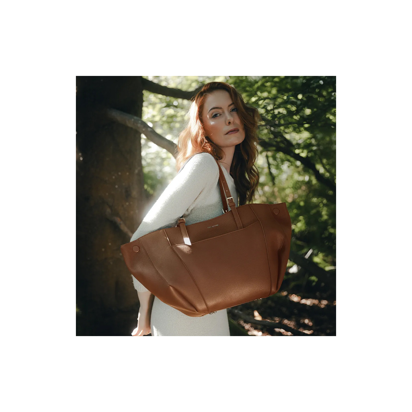 Mac Alyster Harmonia Sac Cabas Extensible & Porte-clés Cognac