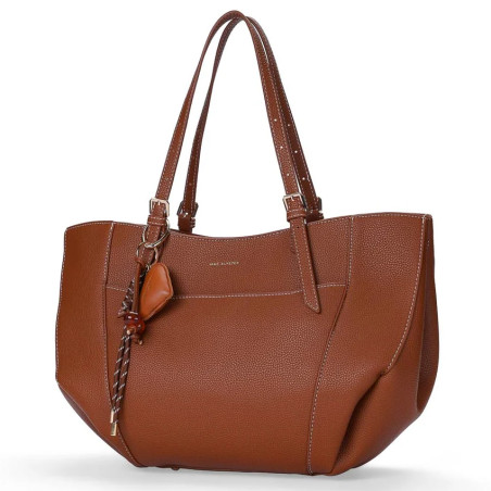 Mac Alyster Harmonia Sac Cabas Extensible & Porte-clés Cognac côté