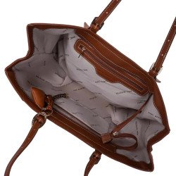 Mac Alyster Harmonia Sac Cabas Extensible & Porte-clés Cognac ouvert