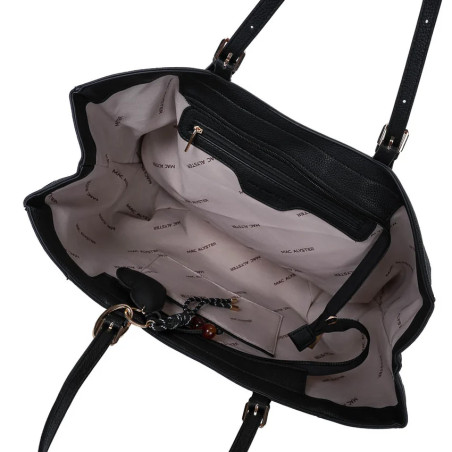 Mac Alyster Harmonia Sac Cabas Extensible & Porte-clés Noir ouvert