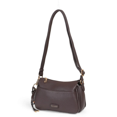 Mac Alyster Harmonia Sac Porté Travers & Porte-clés Chocolat côté