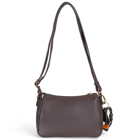 Mac Alyster Harmonia Sac Porté Travers & Porte-clés Chocolat dos