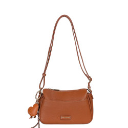 Mac Alyster Harmonia Sac Porté Travers & Porte-clés Cognac