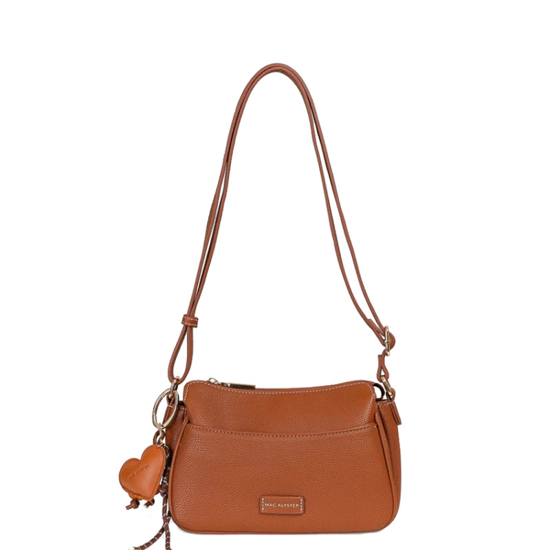Mac Alyster Harmonia Sac Porté Travers & Porte-clés Cognac