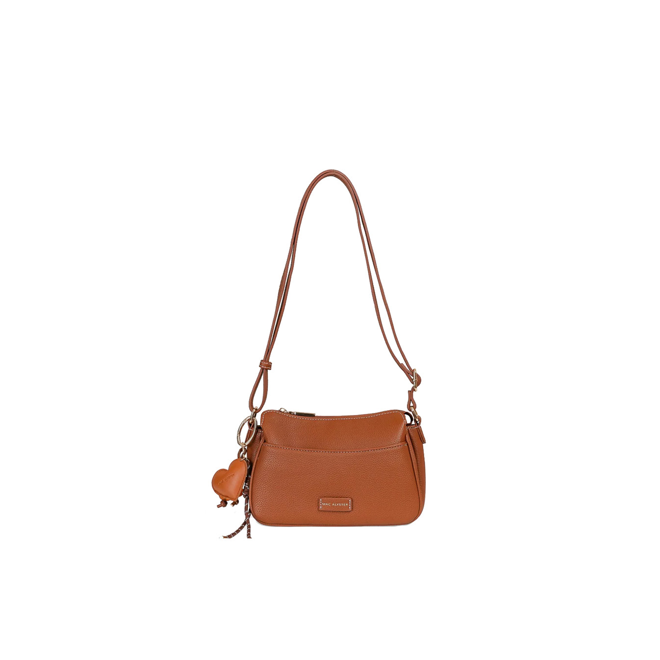 Mac Alyster Harmonia Sac Porté Travers & Porte-clés Cognac