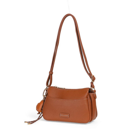 Mac Alyster Harmonia Sac Porté Travers & Porte-clés Cognac