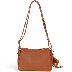 Mac Alyster Harmonia Sac Porté Travers & Porte-clés Cognac