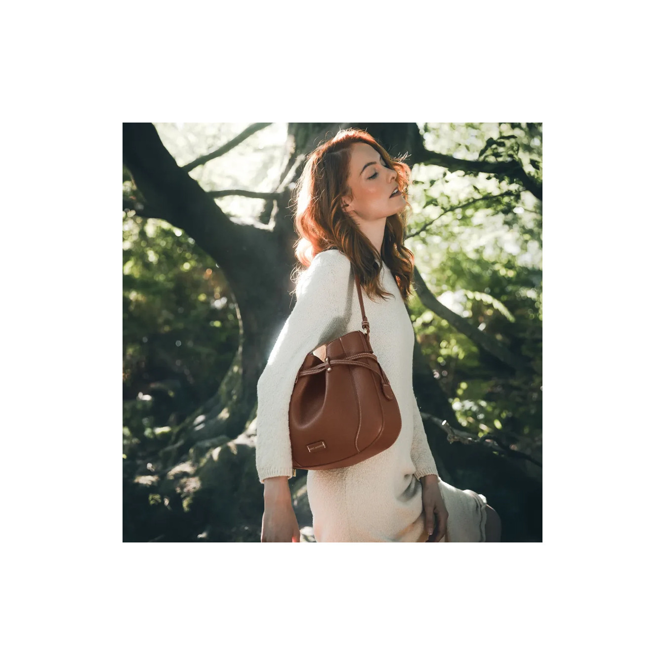 Mac Alyster Harmonia Sac Bourse & Porte-clés Cognac