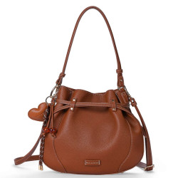 Mac Alyster Harmonia Sac Bourse & Porte-clés Cognac