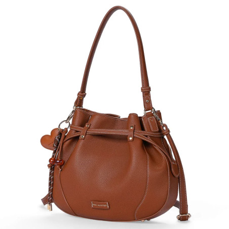 Mac Alyster Harmonia Sac Bourse & Porte-clés Cognac