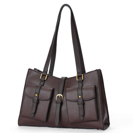 Mac Alyster Urbany Sac Shopping & Ses Poches Chocolat