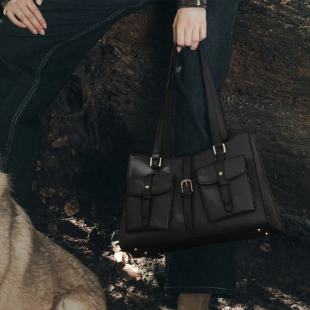 Mac Alyster Urbany Sac Shopping & Ses Poches Noir