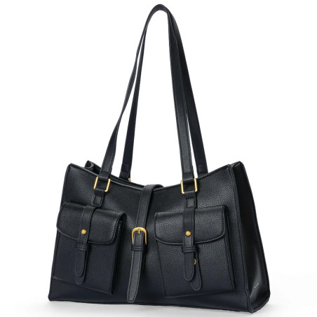 Mac Alyster Urbany Sac Shopping & Ses Poches Noir