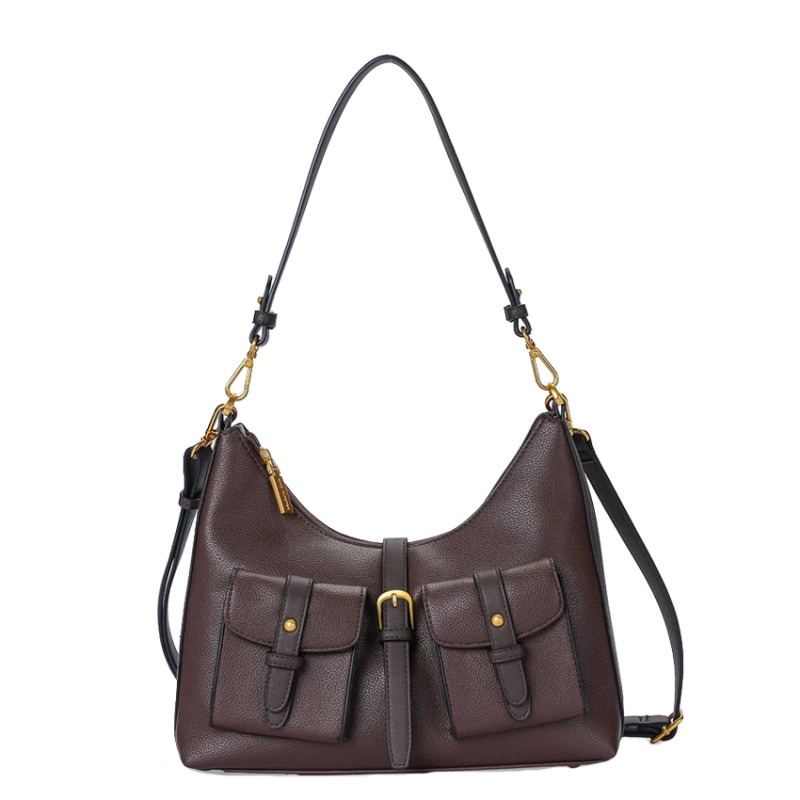 Mac Alyster Urbany Grand Sac Besace & Ses Poches Chocolat