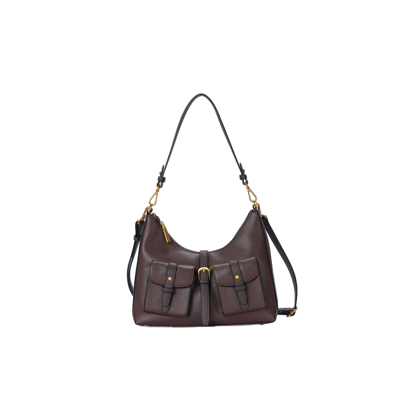 Mac Alyster Urbany Grand Sac Besace & Ses Poches Chocolat
