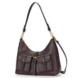 Mac Alyster Urbany Grand Sac Besace & Ses Poches Chocolat