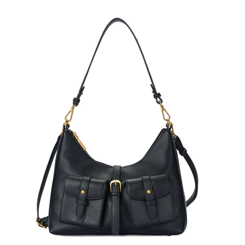 Mac Alyster Urbany Grand Sac Besace & Ses Poches Noir