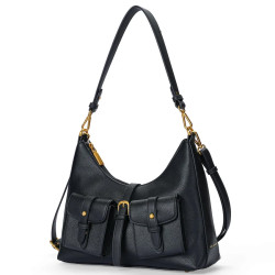Mac Alyster Urbany Grand Sac Besace & Ses Poches Noir