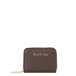 Valentino Maury Portefeuille Zippé Café