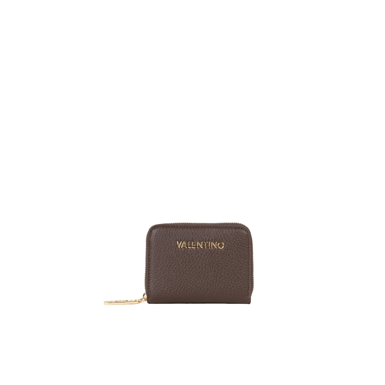 Valentino Maury Portefeuille Zippé Café