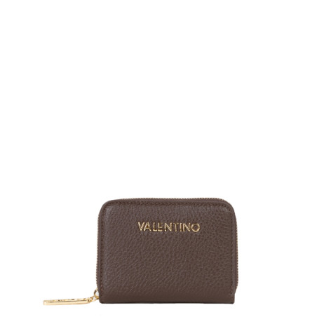 Valentino Maury Portefeuille Zippé Café