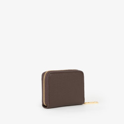 Valentino Maury Portefeuille Zippé Café