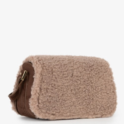 Valentino Iceland Sac Trotteur En Fausse Fourrure Café/Taupe