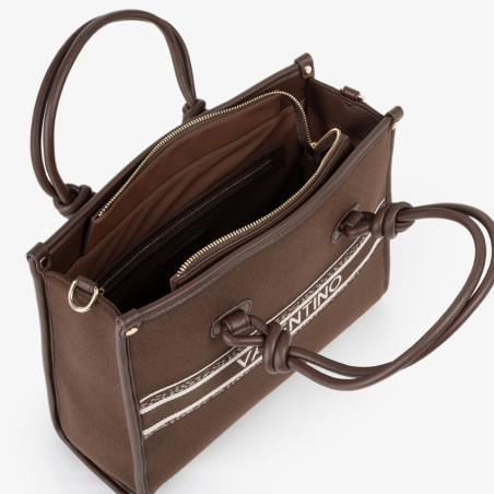 Valentino Winter Aella Sac Porté Main Café ouvert