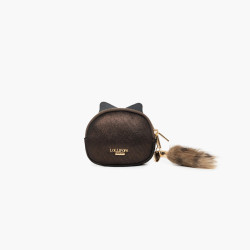 Lollipops Tyler Porte Monnaie Tete de Chat Marron
