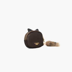 Lollipops Tyler Porte Monnaie Tete de Chat Marron cote