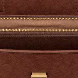 Chabrand By Chabrand Maya Grand Sac Shopping Effet Nubuck 13725 Marron ouvert