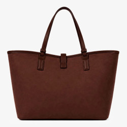 Chabrand By Chabrand Maya Grand Sac Shopping Effet Nubuck 13725 Marron dos