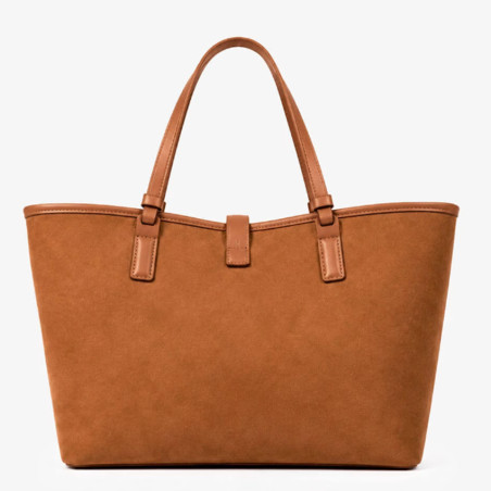 Chabrand By Chabrand Maya Grand Sac Shopping Effet Nubuck 13725 Camel dos