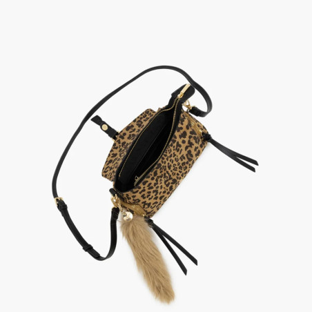 Lollipops Tyler Petit Sac Multi Poches Léopard 2 Tons ouvert