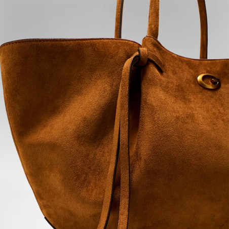 Guess Allegra Grand Sac Cabas Cognac face