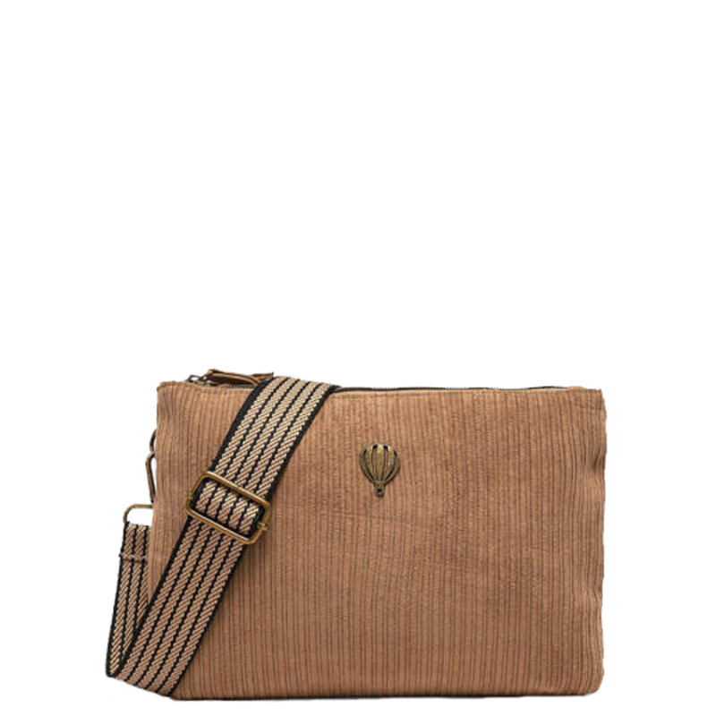 Le Voyage en Panier Velinon Sac Manchon Doublé Polaire Beige
