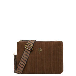 Le Voyage en Panier Velinon Sac Manchon Doublé Polaire Café