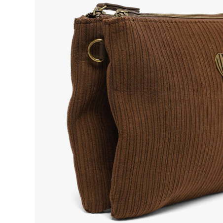 Le Voyage en Panier Velinon Sac Manchon Doublé Polaire Café près