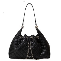 Guess Juliet Sac Hobo Matelassé Black