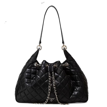 Guess Juliet Sac Hobo Matelassé Black