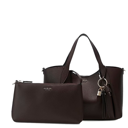 Guess Melody Sac Shopping et Pochette 2 en 1 Brown