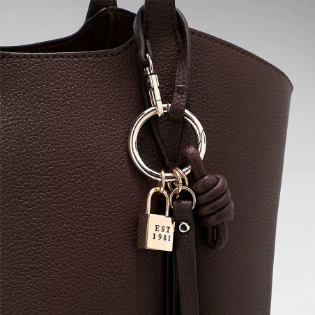 Guess Melody Grand Sac Shopping et Pochette 2 en 1 Brown 11