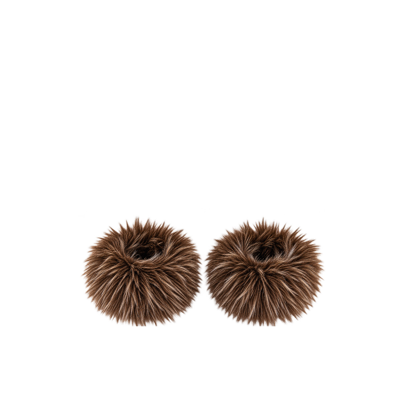 Le Voyage en Panier Perdrichette Manchettes Doublées Polaires Chocolat