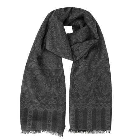Isotoner Écharpe Mixte Ultra-doux Anthracite Noir 1