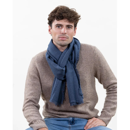 Isotoner Écharpe Mixte Ultra-Doux Bleu  homme