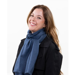 Isotoner Écharpe Mixte Ultra-Doux Bleu  femme