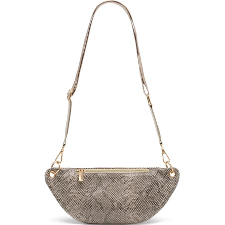 Les Petites Bombes Maina Sac Banane Effet Python Beige dos