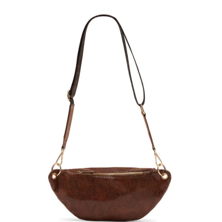 Les Petites Bombes Maina Sac Banane Effet Python Brun dos